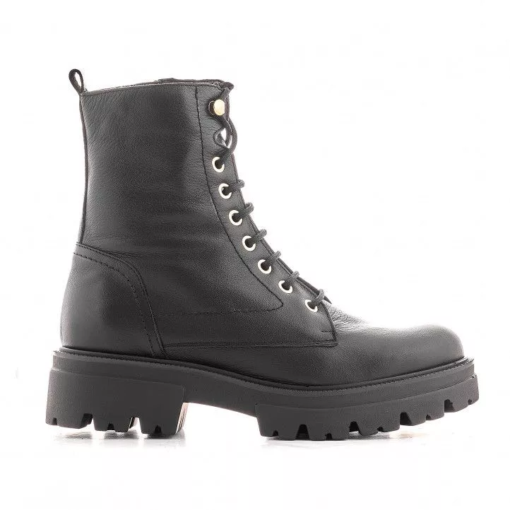 Botines tacón Redlove jenell estilo militar con siete ojales