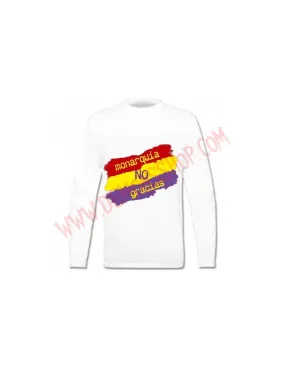 Camiseta ML Monarquia no Gracias OFERTA