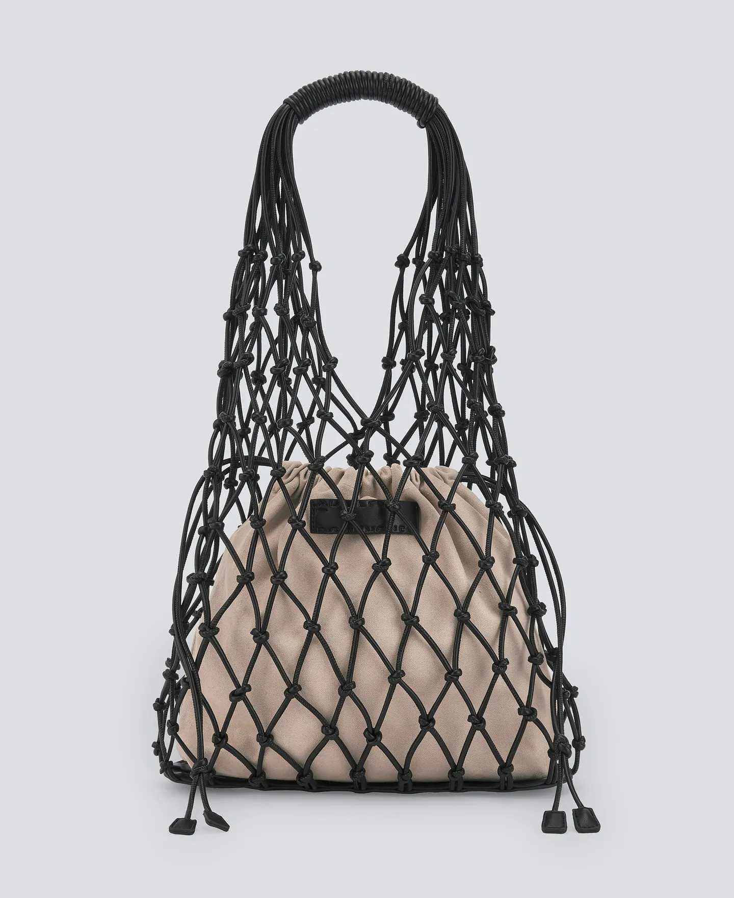 Knotted large hobo bag woman