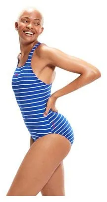 Speedo Speedo Eco+ Bañador de 1 pieza Medalist estampadoAzul