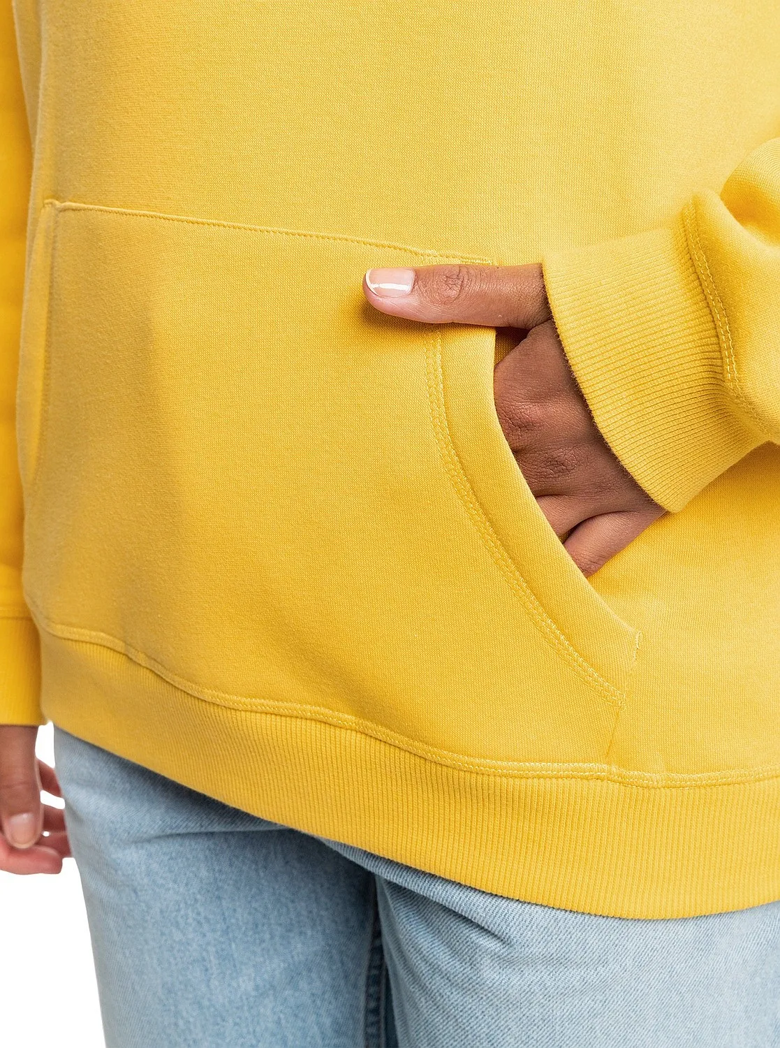 sudadera Roxy Surf Stoked Brushed B - YJC0/Yolk Yellow - women´s
