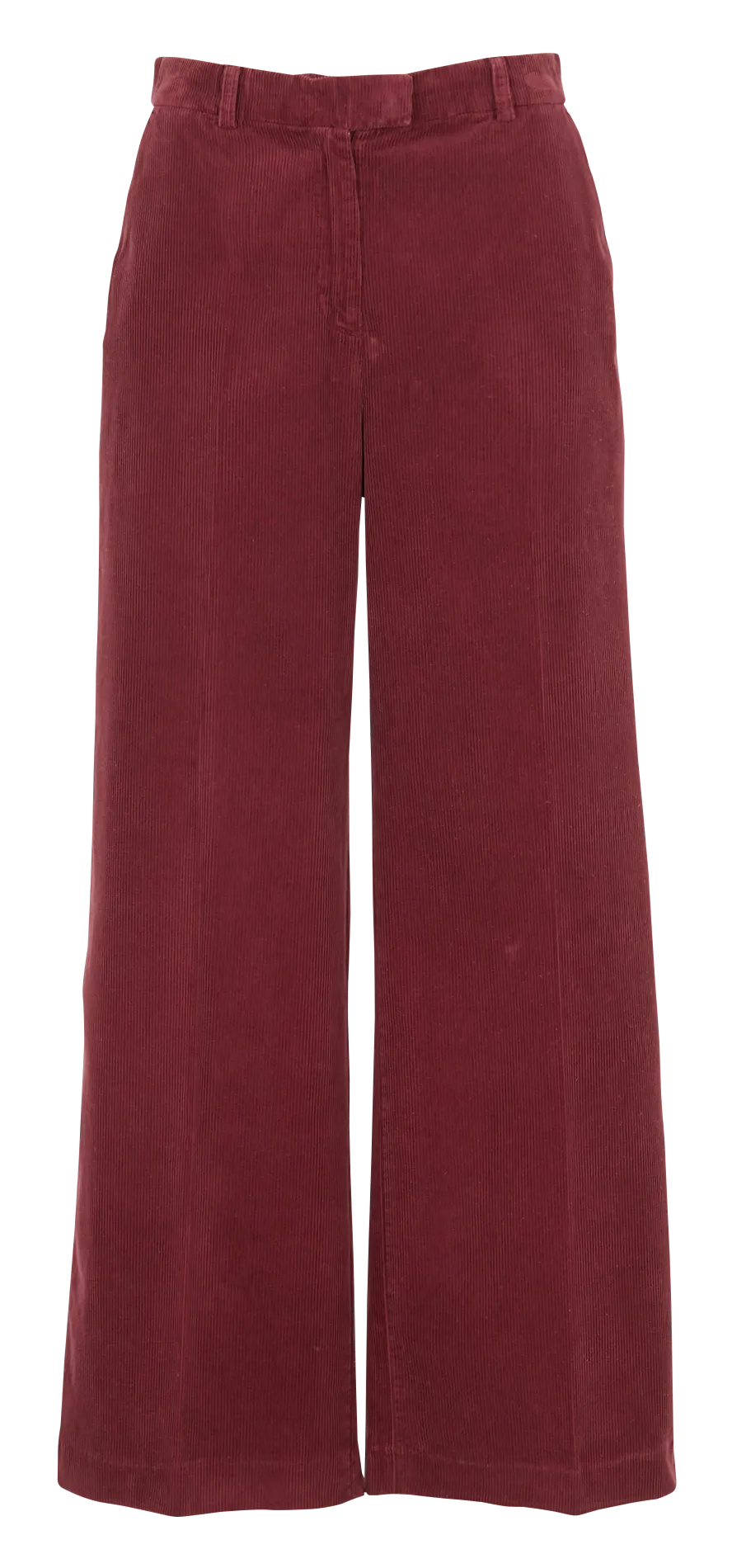 VARSOVIE - Pantalón ancho de algodón en rojo