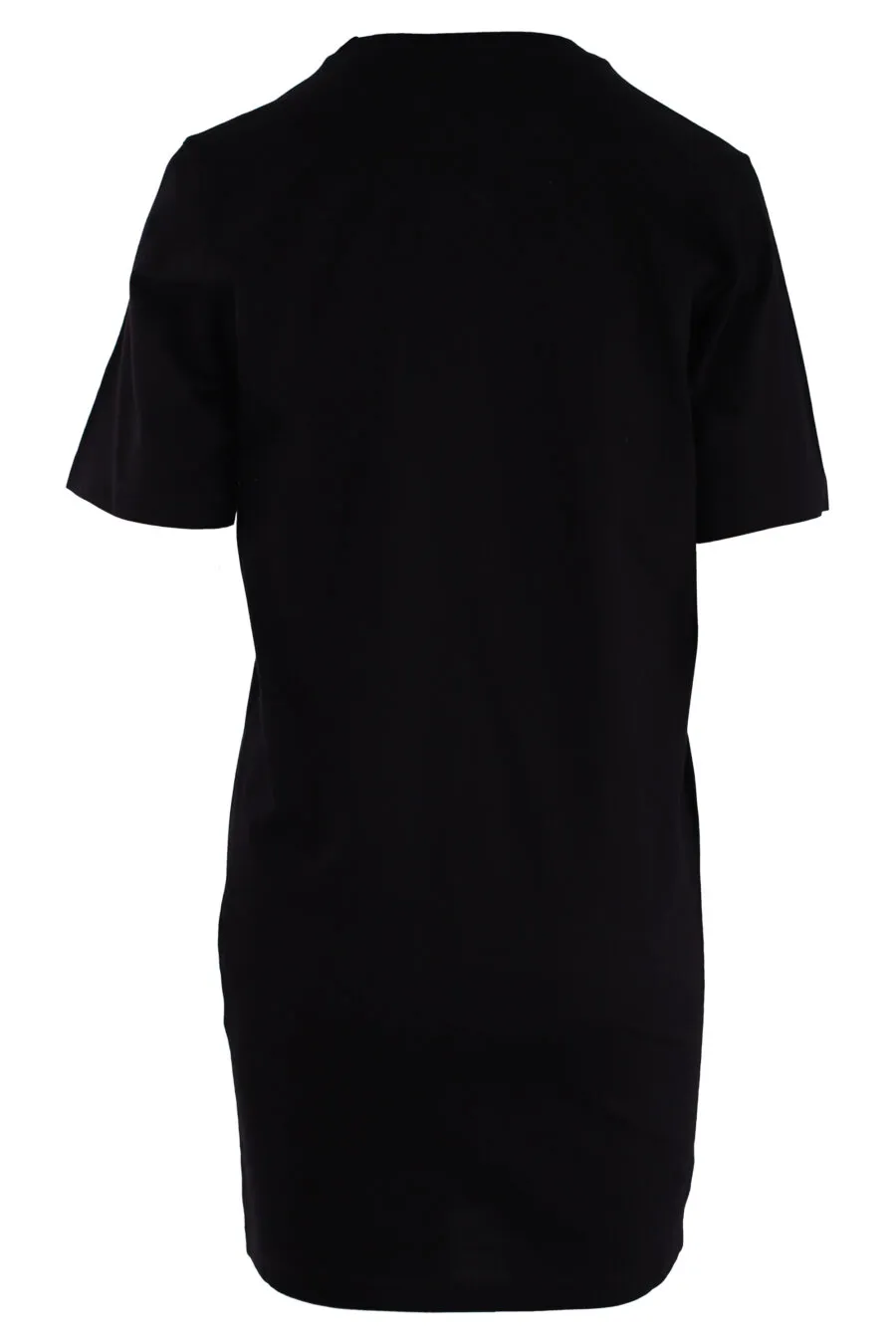 Vestido negro con logo 